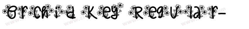 Orchid Key Regular字体转换